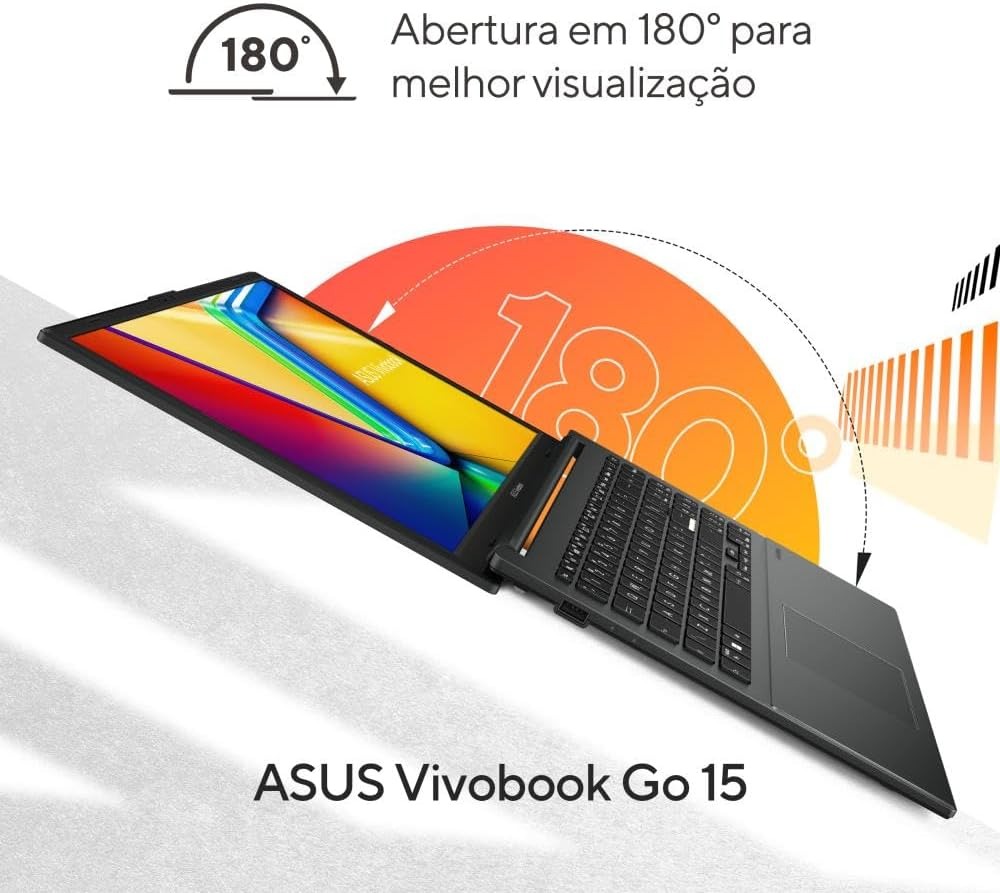 Notebook ASUS Vivobook Go 15 AMD Ryzen 5 8GB RAM 256GB SSD 15,6" Full HD Windows 11 Home