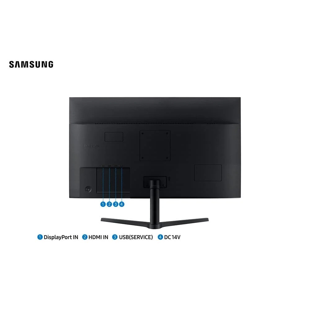 Monitor LED Samsung Essential S3 32", FHD, IPS, 75Hz, FreeSync, DP/HDMI - Preto
