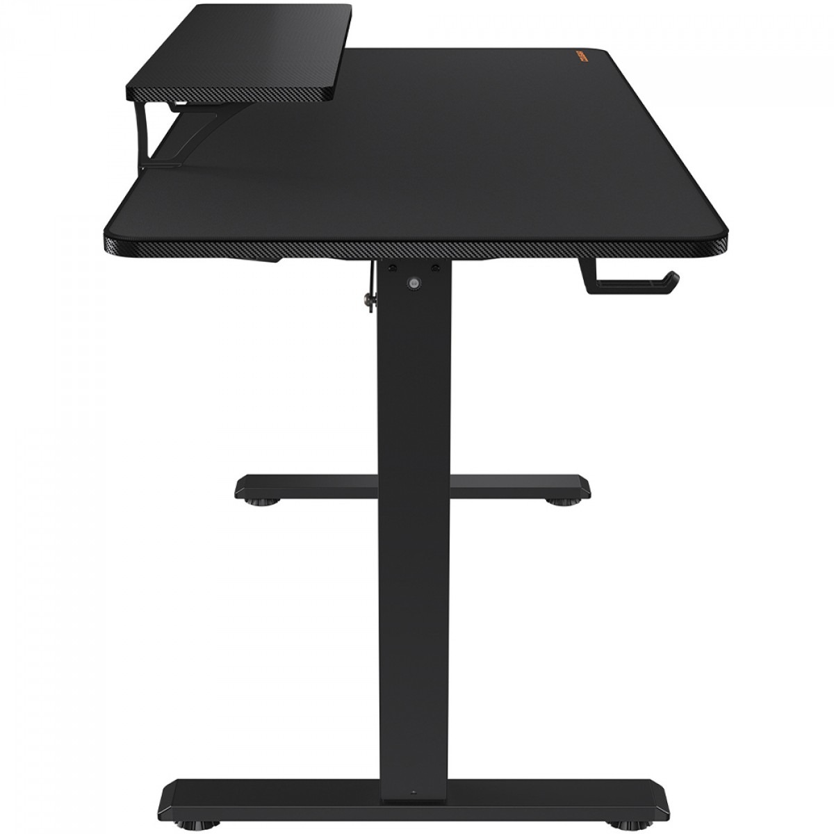 Mesa Gamer Elétrica Cougar e-Star 1,20m, Ajuste de Altura, Suporte para Headset - Preta