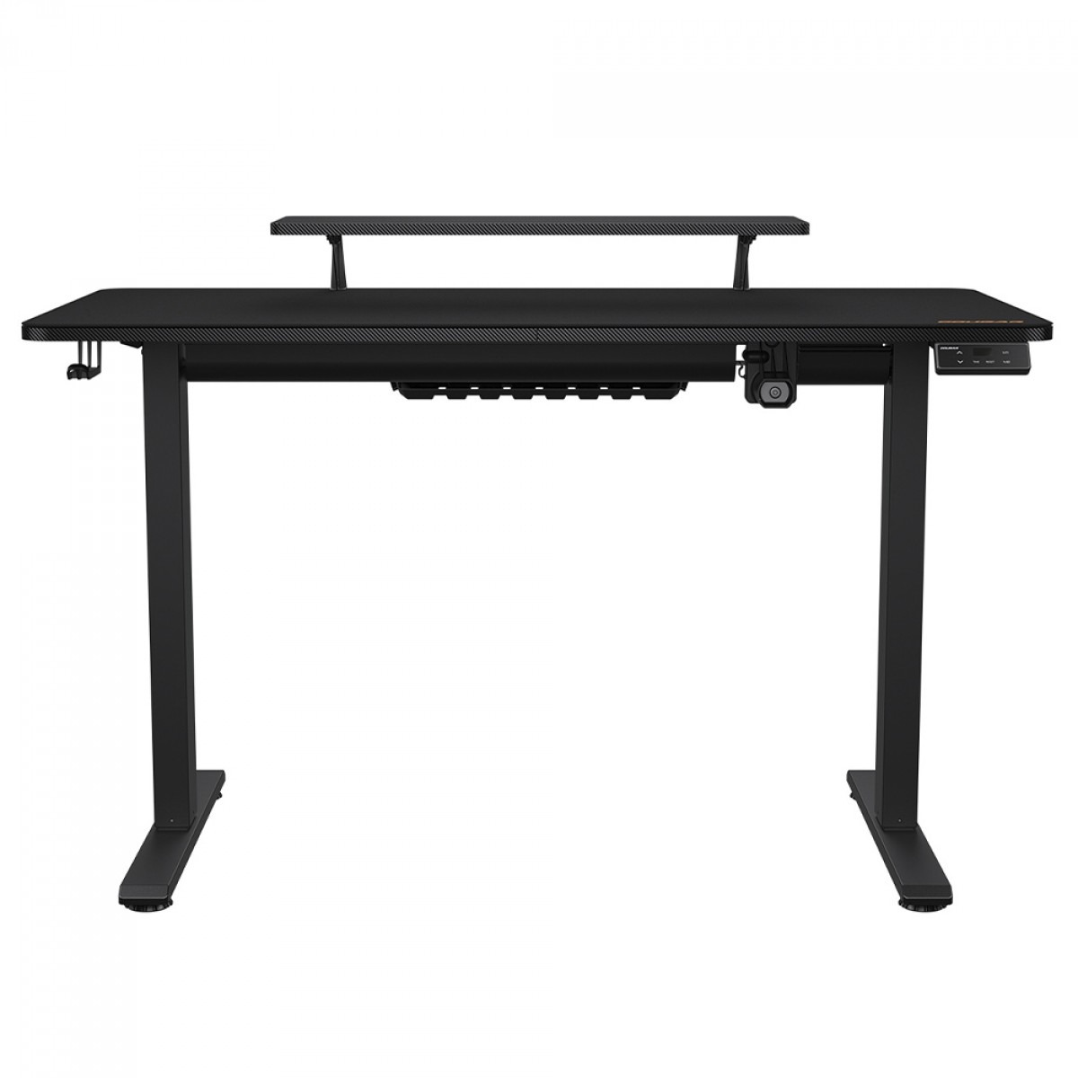 Mesa Gamer Elétrica Cougar e-Star 1,20m, Ajuste de Altura, Suporte para Headset - Preta
