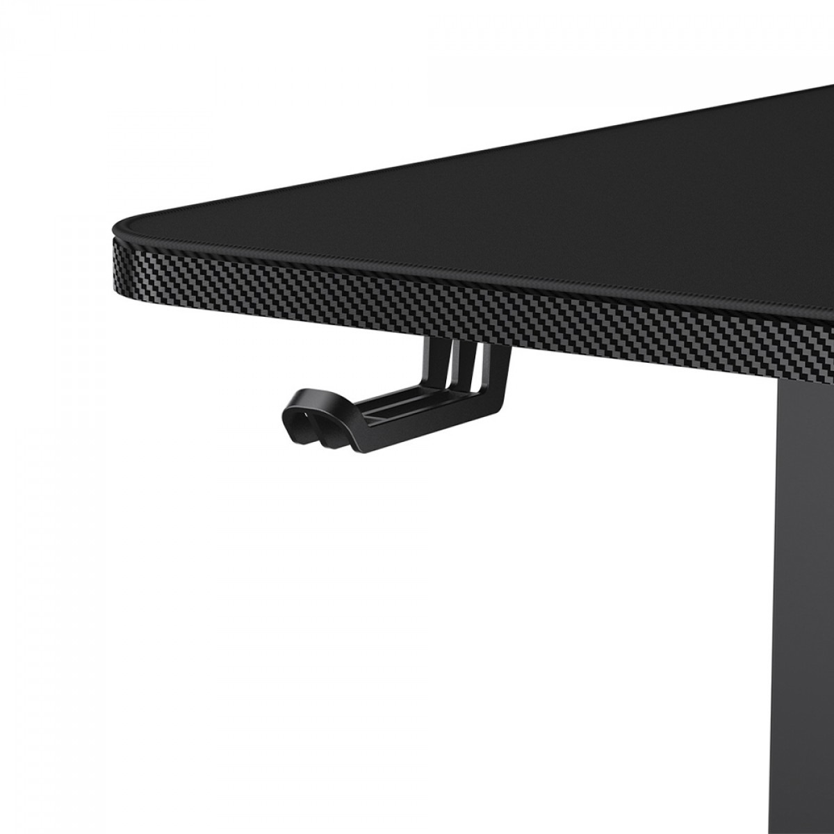 Mesa Gamer Elétrica Cougar e-Star 1,20m, Ajuste de Altura, Suporte para Headset - Preta