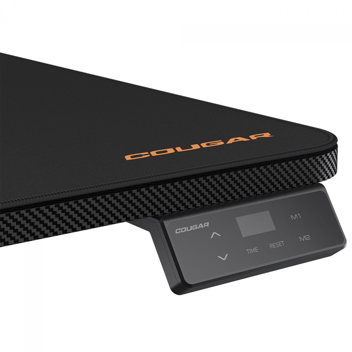 Mesa Gamer Elétrica Cougar e-Star 1,20m, Ajuste de Altura, Suporte para Headset - Preta