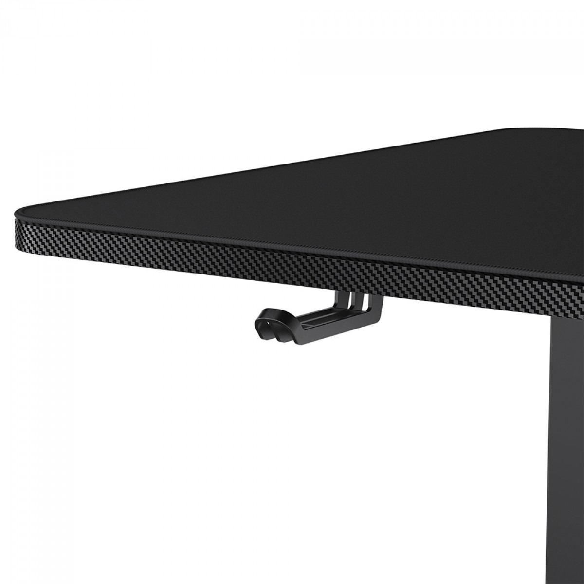 Mesa Gamer Elétrica Cougar e-Star 1,40m, Ajuste de Altura, Suporte para Headset - Preta