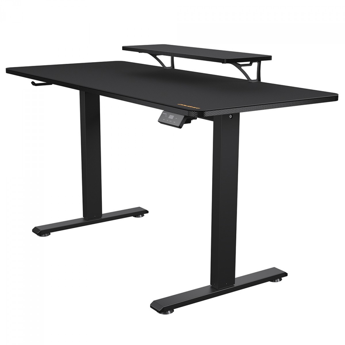 Mesa Gamer Elétrica Cougar e-Star 1,40m, Ajuste de Altura, Suporte para Headset - Preta