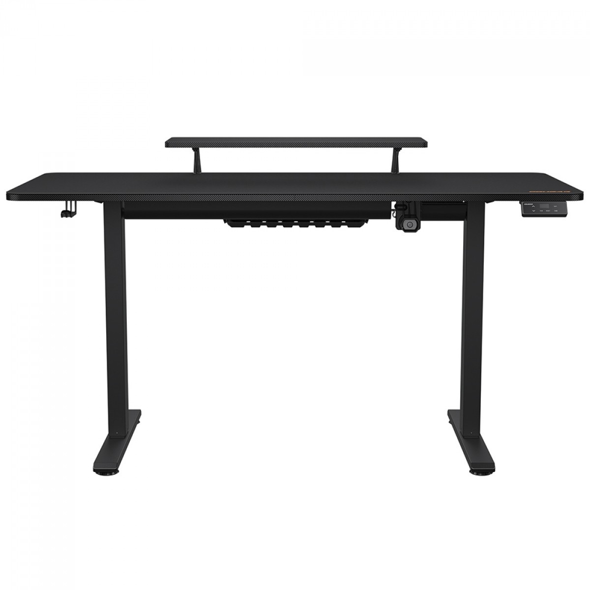 Mesa Gamer Elétrica Cougar e-Star 1,40m, Ajuste de Altura, Suporte para Headset - Preta