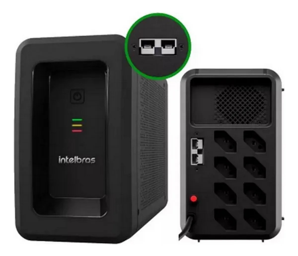Nobreak 1200VA Intelbras Attiv Seg Power, Entrada Bivolt, Saída 120V, Expansão de Autonomia
