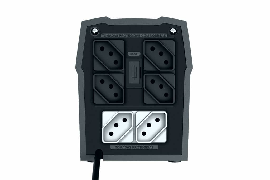 Nobreak UPS Mini 700VA, Saída 115V, 6T 10A, 1BS 12V 6Ah - TS Shara