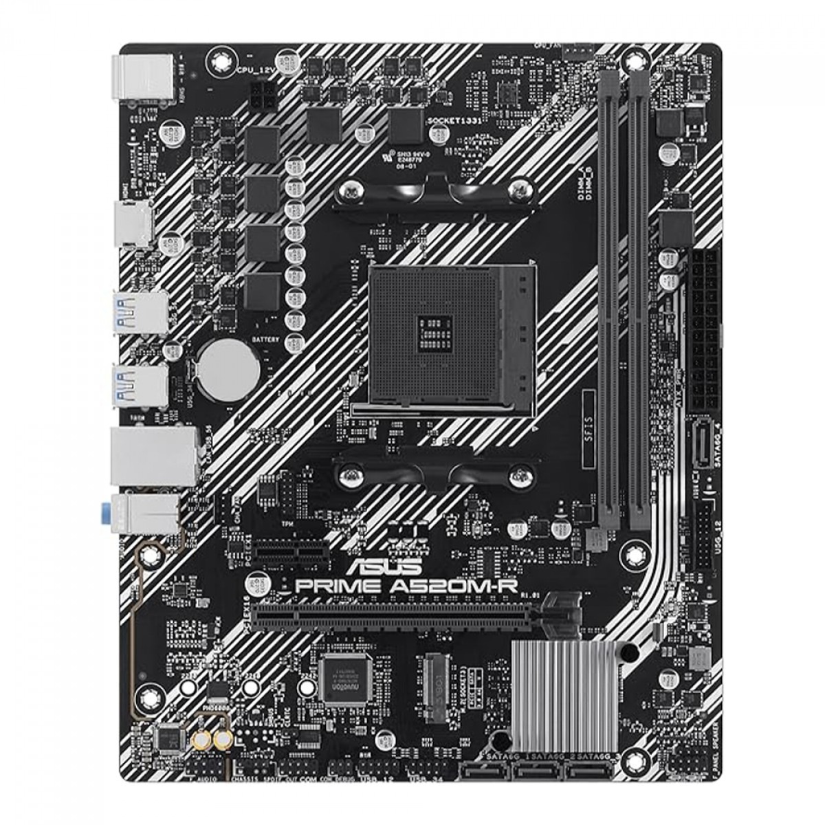 Placa Mãe ASUS Prime A520M-R MATX, AM4, DDR4, M.2, HDMI