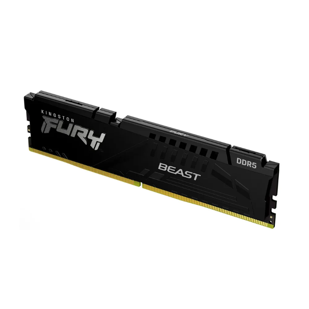 Memória 16GB DDR5 5600MHz CL40 Kingston Fury Beast para Desktop- Preto