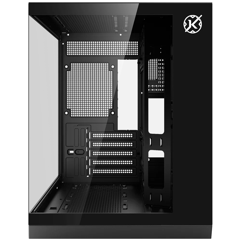 Gabinete Gamer Kalkan Saga Micro ATX Vidro Temperado sem Fonte sem Fan - Preto