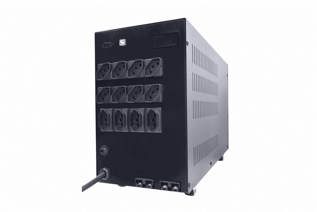 Nobreak TS Shara 3200VA UPS Professional Entrada e Saída Bivolt, Expansão 24V, USB, Rodizio