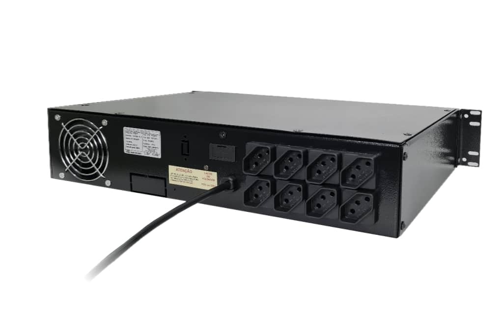 Nobreak TS Shara UPS Rack 2U, Senoidal Universal 1500VA Biv/Biv 2BS 12V 7Ah Expansão Autonomia