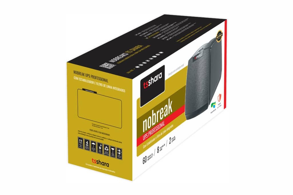 Nobreak TS Shara 1500VA UPS Professional Biv/Biv, Exp 24V, USB, 2BS 12V 7Ah