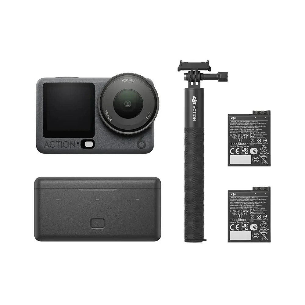 CÂMERA DE AÇÃO DJI OSMO ACTION 6 ADVENTURE BR - DJI218