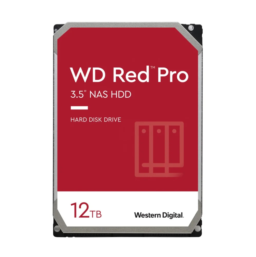 HARD DISK SATA III 12TB 7200RPM 512MB CAHCE 3,5" WD RED PRO NAS