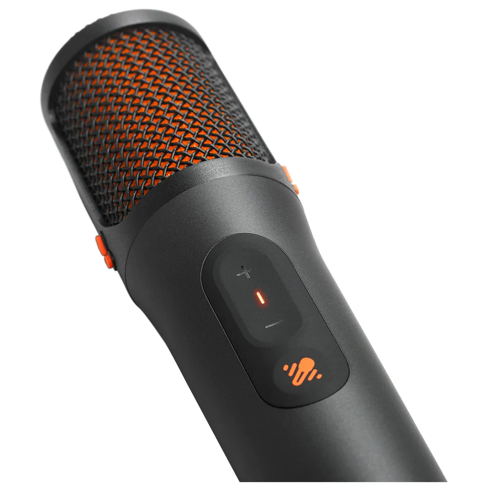 Microfone sem fio JBL EasySing Mics c/ remoção de vocal por IA, dongle USB-C - JBLEASYSINGMICSBR