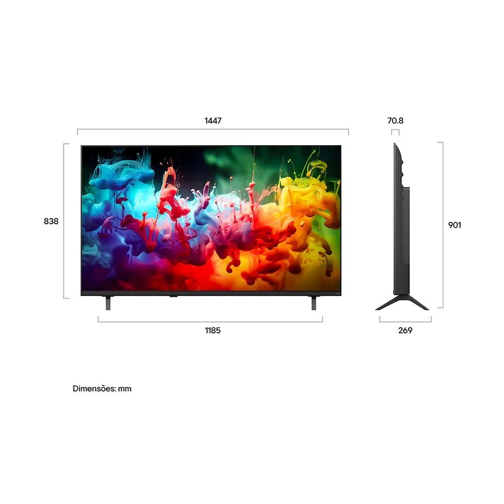 SMART TV LG 65" 4K UHD QNED MINI LED AI WEBOS 26