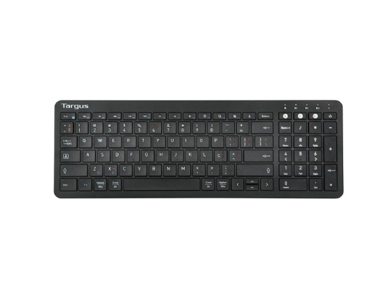 Teclado sem Fio Targus Midsize com Indicador de Bateria Dual Mode Bluetooth 5 Preto - AKB863