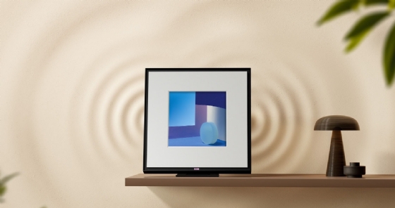 Music Frame Samsung HW-LS60D, com 2.0 Canais, Bluetooth, Wireless Dolby Atmos