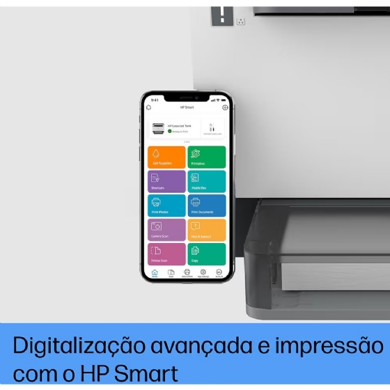 Impressora Multifuncional Laser Jettank 1602W, Monocromática, Conexões Wi-Fi e USB, 110V, 2R3E8A, H