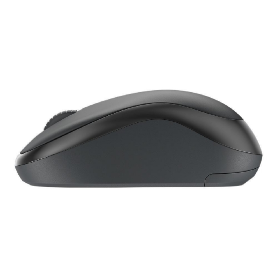 Mouse sem Fio Logitech M240, Bluetooth, Clique Silencioso, Design Ambidestro Compacto, Grafite