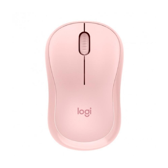 Mouse sem Fio Logitech M240, Bluetooth, Clique Silencioso, Design Ambidestro Compacto, Rosa