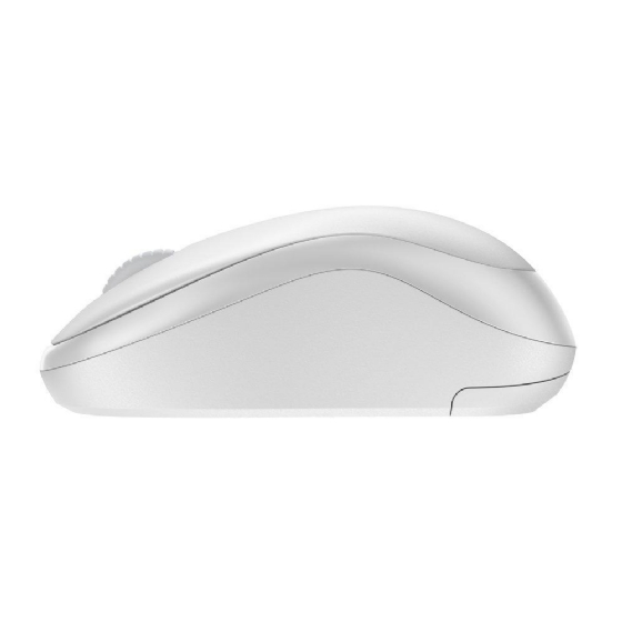 Mouse sem Fio Logitech M240, Bluetooth, Clique Silencioso, Design Ambidestro Compacto, Branco