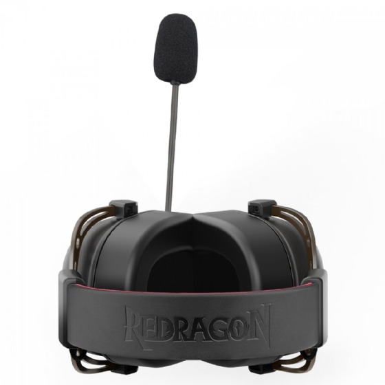Headset Gamer Redragon Aurora Preto, USB, Drives 40mm, Surround 7.1, Preto