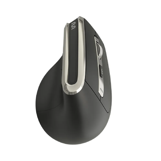 Mouse sem Fio Multilaser, Ergonômico, Vertical, Bluetooth, USB, 3200 DPI Ajustável, 6 Botões, MS900