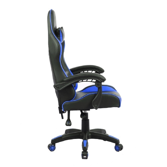Cadeira Gamer Level LVC01 - Preto e Azul