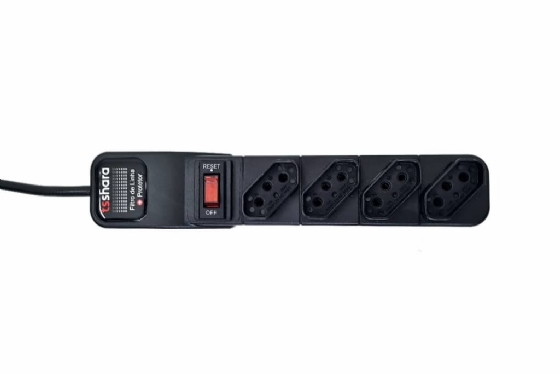 Filtro de Linha Protetor 4 Tomadas 10A Bivolt - TS Shara