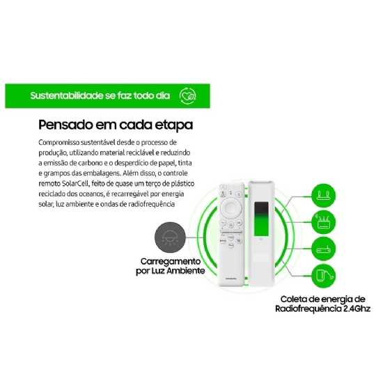 Projetor Smart Portátil The Freestyle 2º Gen. de 30 " a 100", Duo Screen, Samsung Gaming Hub, Blueto