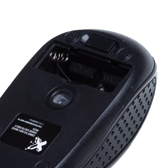 Teclado e Mouse sem Fio Maxprint Exagon, Wireless 2.4G Nano USB 2.0, ABNT2, Preto, 60000146