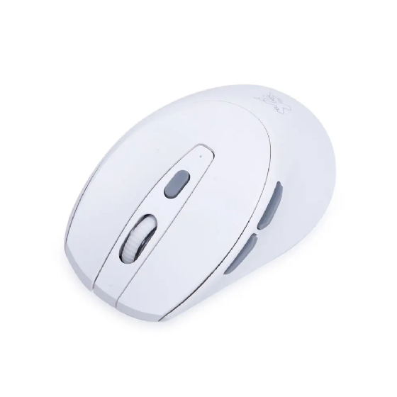 Mouse sem Fio Maxprint Oriente Branco, 1600dpi, Wireless 2.4 GHz, Alcance 10m, 6 Botões, 60000146