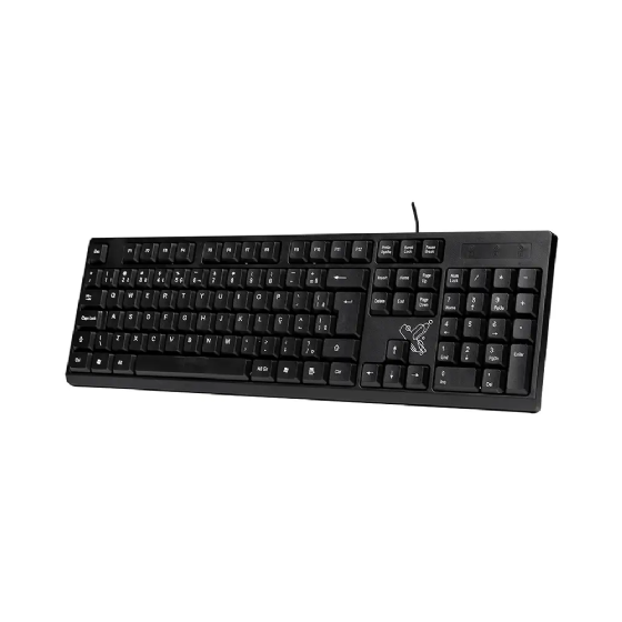 Teclado com Fio Maxprint Universitario, USB, Cabo 1,35m, Padrão ABNT2, 60000140