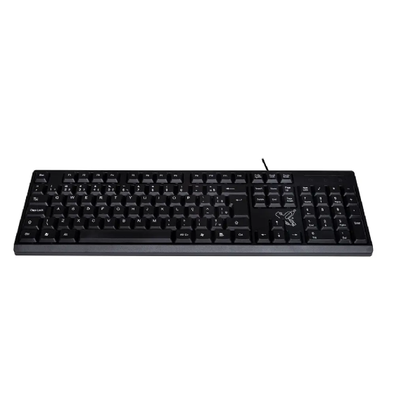 Teclado com Fio Maxprint Universitario, USB, Cabo 1,35m, Padrão ABNT2, 60000140