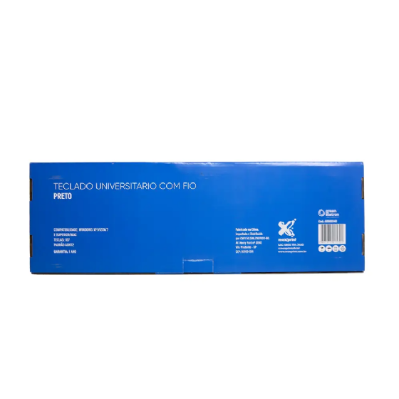 Teclado com Fio Maxprint Universitario, USB, Cabo 1,35m, Padrão ABNT2, 60000140