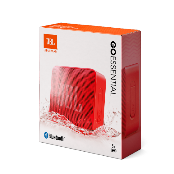 Caixa de Som JBL Go Essential à Prova D'água 3.1W Vermelha - Jblgoesred