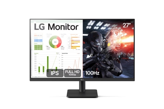 Monitor Gamer LG 27" Full HD 100Hz 5ms, IPS, HDMI, Freesync/g-Sync, Preto