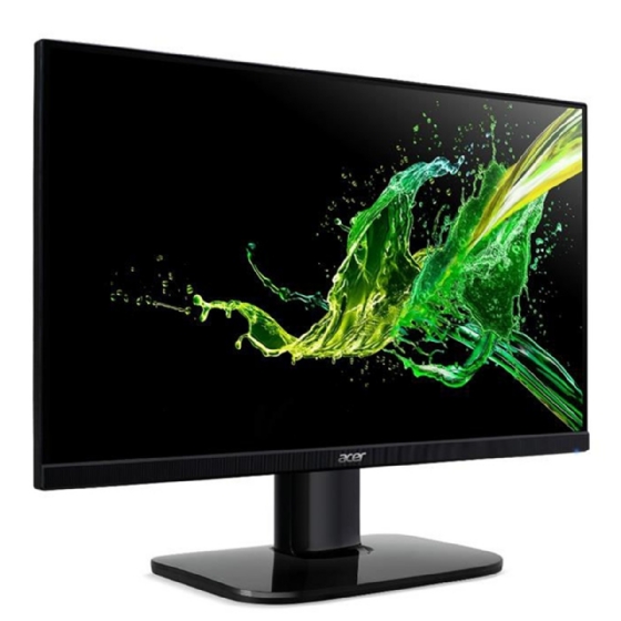 Monitor LED Acer 27" Full HD 100Hz IPS 1ms SRGB 99% HDMI/VGA KA272 - Preto