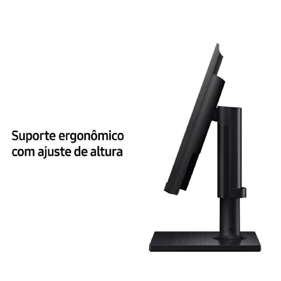 Monitor Gamer Samsung Odyssey G30 24" LED Full HD 144Hz 1ms HDMI/DP FreeSync Ajuste Altura/Rotação