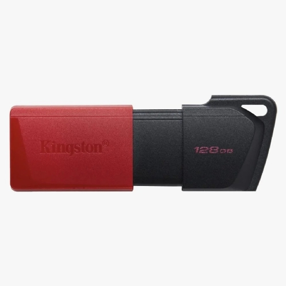 Pen Drive 128GB USB 3.2 Data Traveler Exodia Preto/Vermelho Kingston