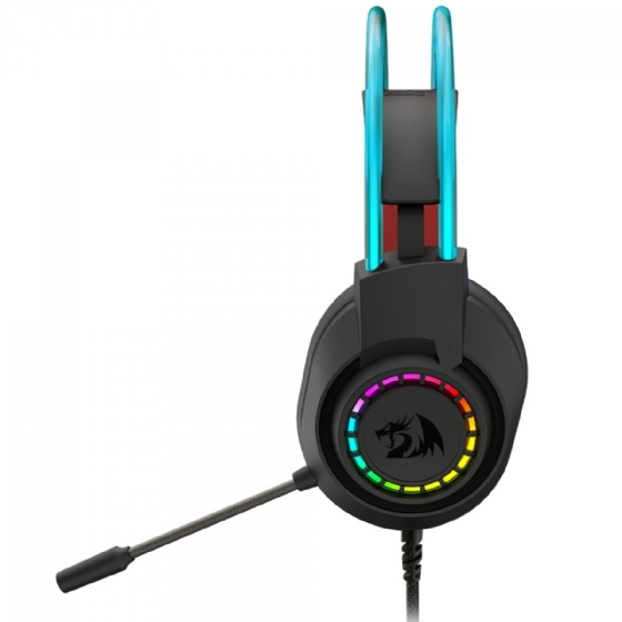 Headset Gamer Redragon Scream, RGB, Drives 40mm, Preto