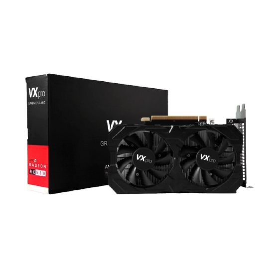 Placa de Vídeo AMD Radeon RX 580 8GB GDDR5 256BITS Dual Fan DP/HDMI/DVI - Vx Pro