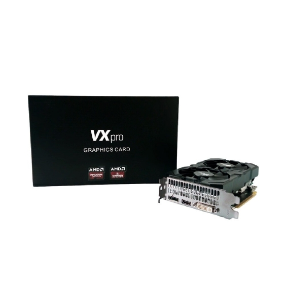 Placa de Vídeo AMD Radeon RX 580 8GB GDDR5 256BITS Dual Fan DP/HDMI/DVI - Vx Pro