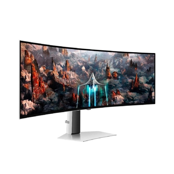 Monitor Gamer Curvo Samsung Odyssey G9 OLED 49" Super UltraWide 240Hz 0.03ms HDMI/DP - Prata