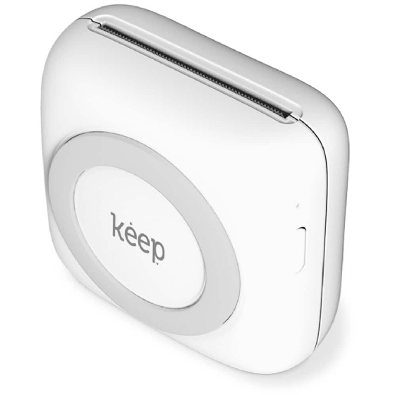 Mini Impressora Térmica sem Fio, Bluetooth, Bateria Recarregável, Keep, KP001