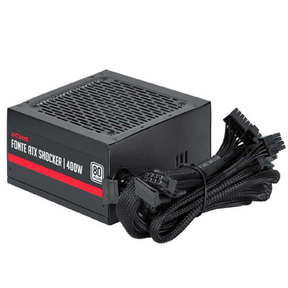 Fonte ATX 400W 80 Plus White PCYes Shocker