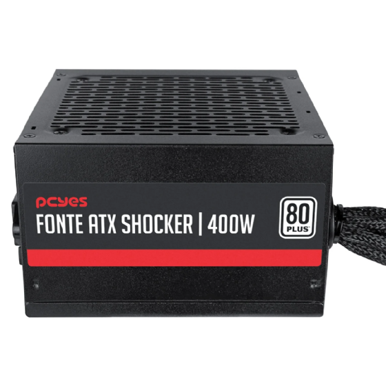 Fonte ATX 400W 80 Plus White PCYes Shocker