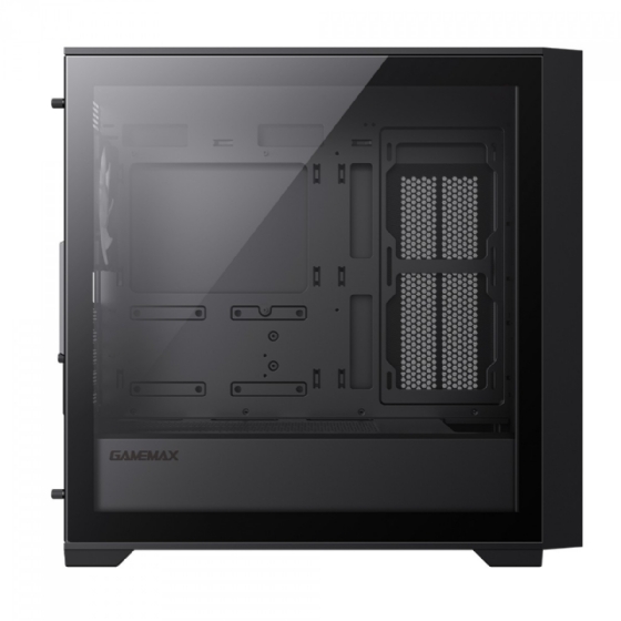 Gabinete Gamer Gamemax Defender, Vidro Temperado, Mid-Tower M-Atx/mini-ITX, sem Fonte sem Fans - Preto